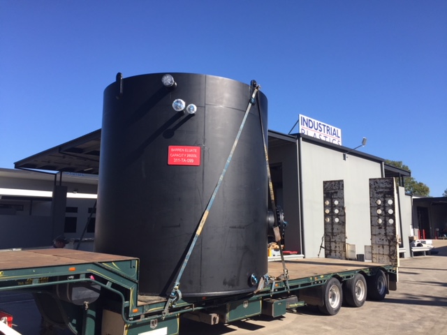 Pictures of an HDPE Tank Leaving Our Factory